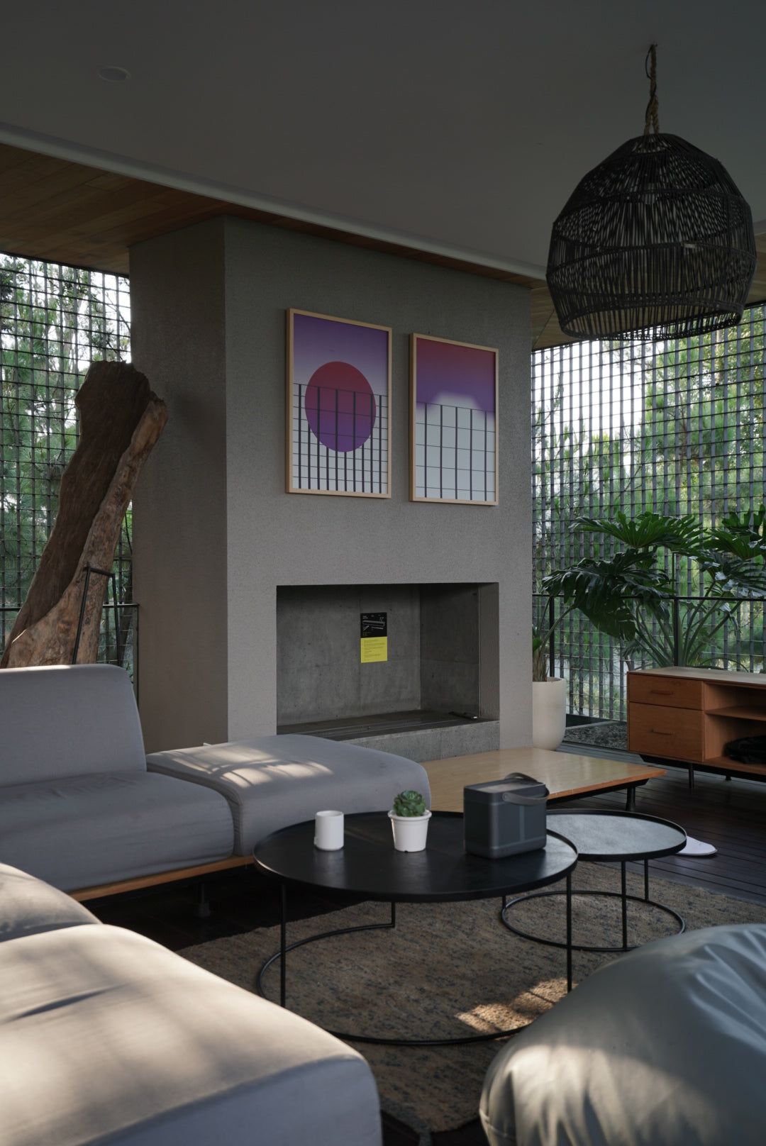 A bright living room