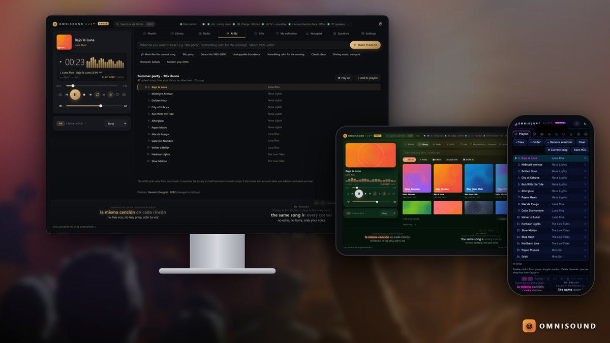 Meet OmniSound: the first AI music app for every speaker in your home
